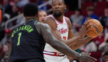 Durant passes Nowitzki for 6th place on NBA career scoring list as Rockets beat Pelicans 119-110 | National Sports