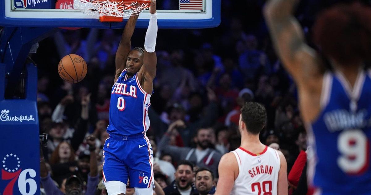 Embiid posts triple-double, Maxey scores 36 as 76ers beat Rockets in OT