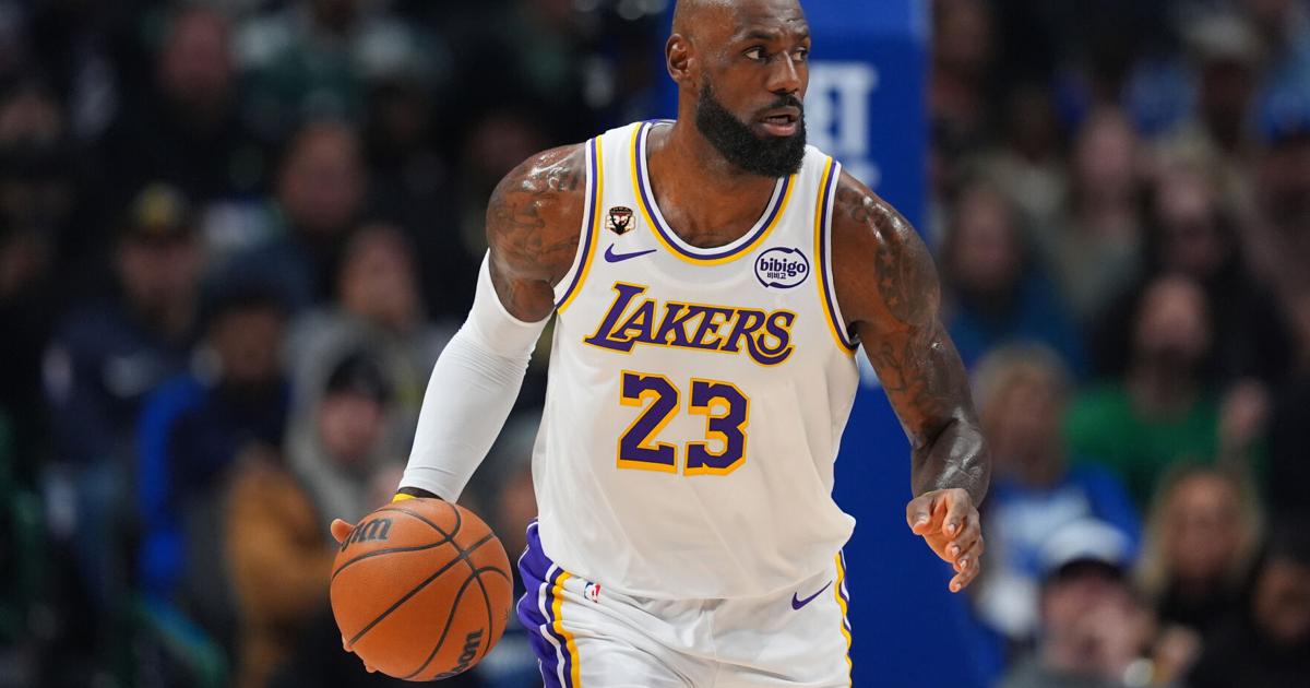 LeBron James wipes away tears during tribute, says he doesn't know if he'll play in Cleveland again | National Sports