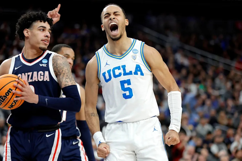 Amari Bailey was a second-round pick, selected No. 41 overall in 2023, after one year with UCLA. Getty Images