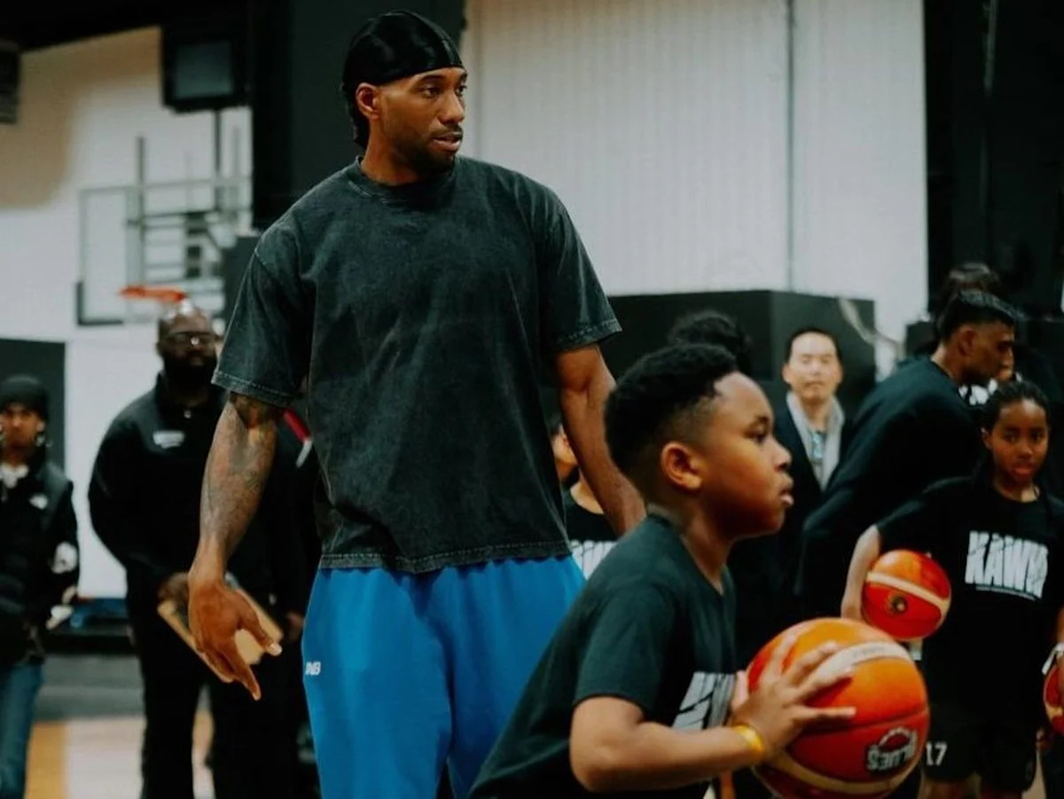 Former Raptor Kawhi Leonard hosts kids’ basketball clinic in Scarborough: ‘TORONTO IS STILL IN MY HEART’