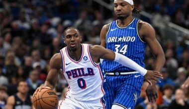 Tyrese Maxey’s 29 points lead 76ers to victory over Magic