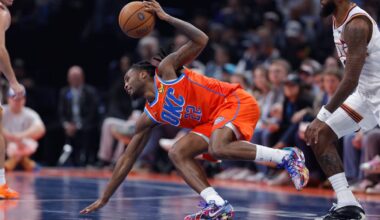 Full injury report for Sunday's Thunder vs. Suns matchup