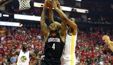 Rockets jersey history - No. 4 -PJ Tucker (2017-21)