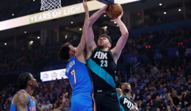 Best images from Thunder's 124-95 win over Trail Blazers