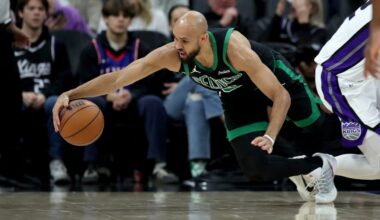 Derrick White on how Celtics were able to tighten up late to beat Kings