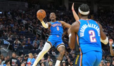 Best images from Thunder's 131-94 win over Warriors