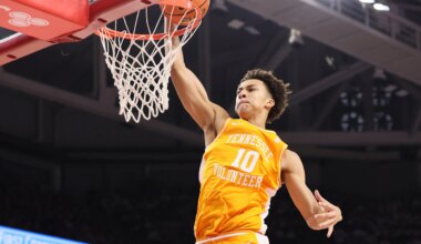 Tennessee basketball forward Nate Ament's latest NBA draft projection