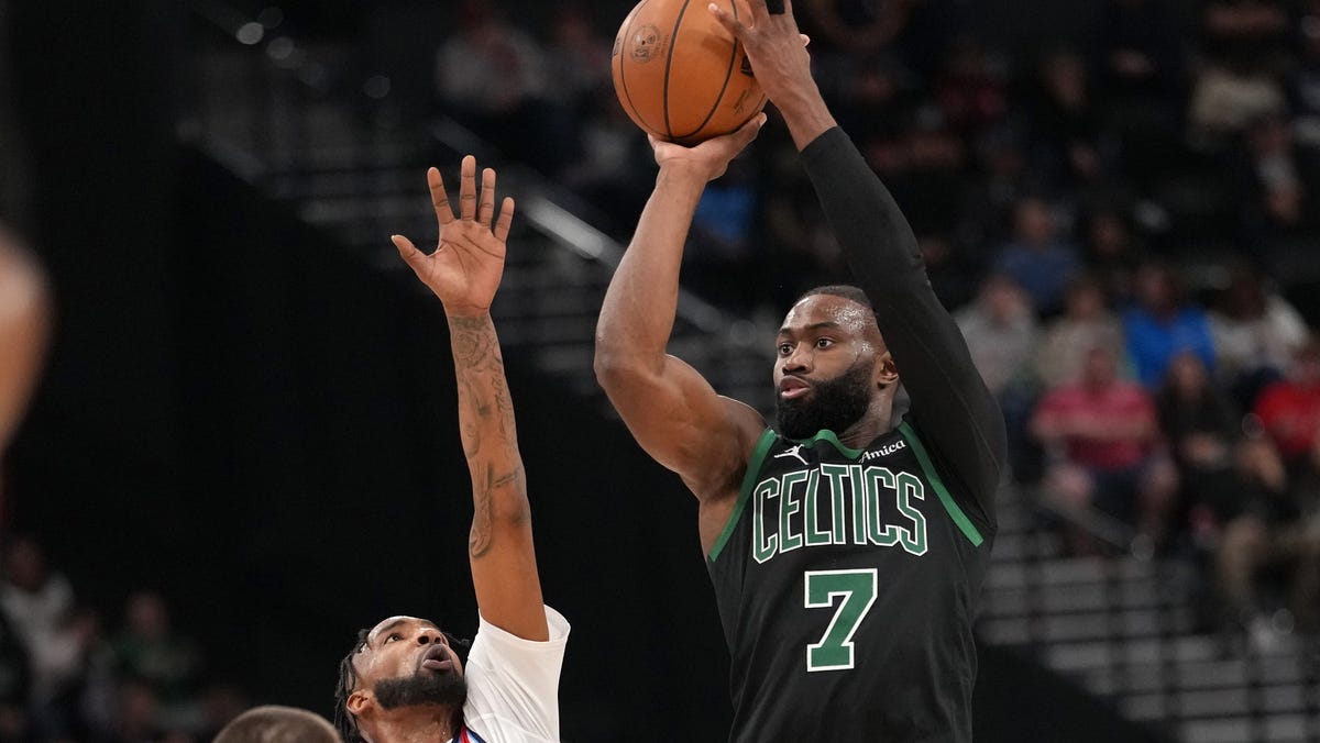 Jaylen Brown stats, points tonight, Celtics vs Clippers highlights