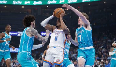 Thunder hit rock bottom in 124-97 loss to Hornets