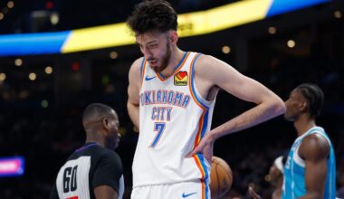 Chet Holmgren vows rebounding will improve after OKC's loss to Hornets