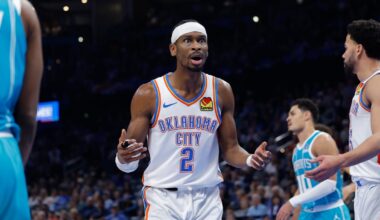 Best images from Thunder's 124-97 loss to Hornets