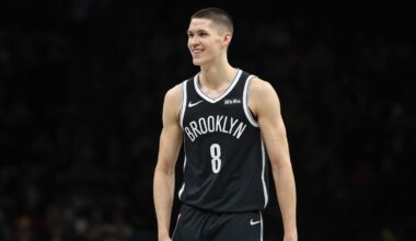 Nets' Egor Demin discusses improved shooting; how teams defend him