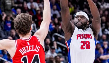 Pistons game stars Isaiah Stewart in rout of Bulls, no Cade Cunningham