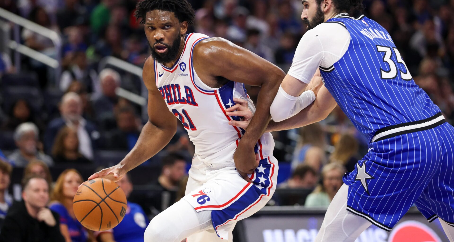 Joel Embiid talks Sixers' win over Magic, rewarding feeling of playing