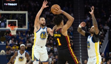 Hawks use strong second-half run to dish Warriors a home loss, 124-111