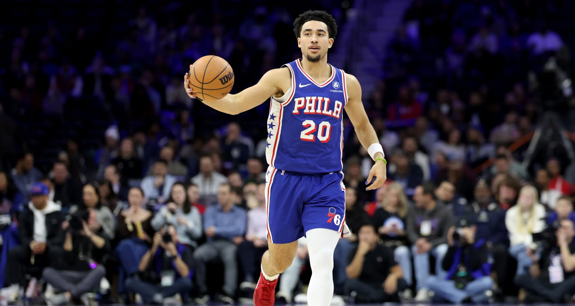 Sixers assign second-year guard Jared McCain to Blue Coats in G League