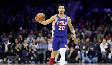 Sixers assign second-year guard Jared McCain to Blue Coats in G League