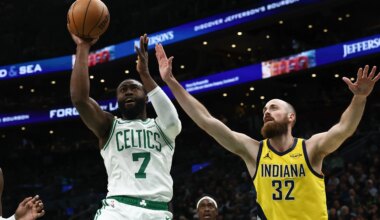 Celtics dominate Pacers behind Jaylen Brown's big night