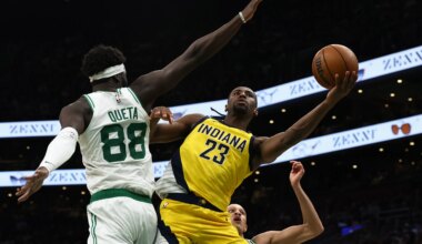 Center Neemias Queta said the Celtics' championship aspirations never went anywhere