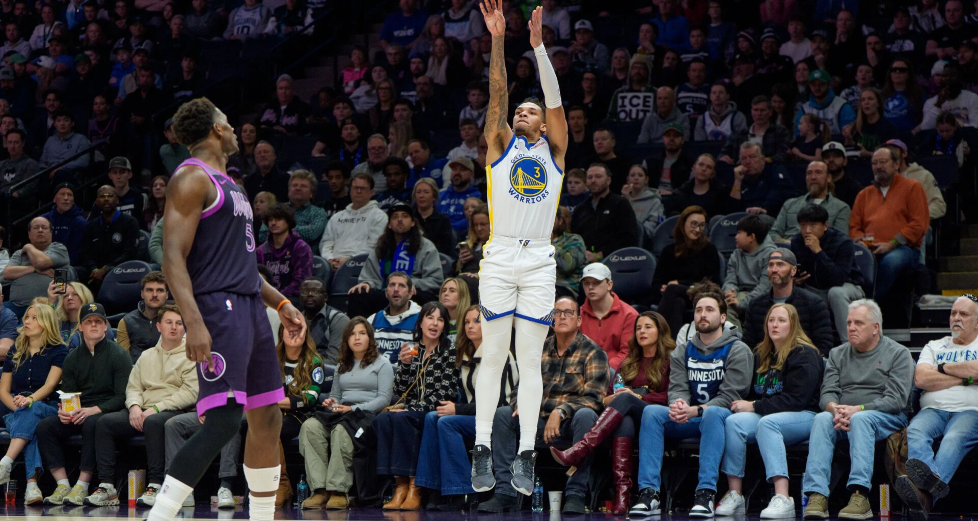 Warriors push past Timberwolves on way to 111-85 win on Sunday