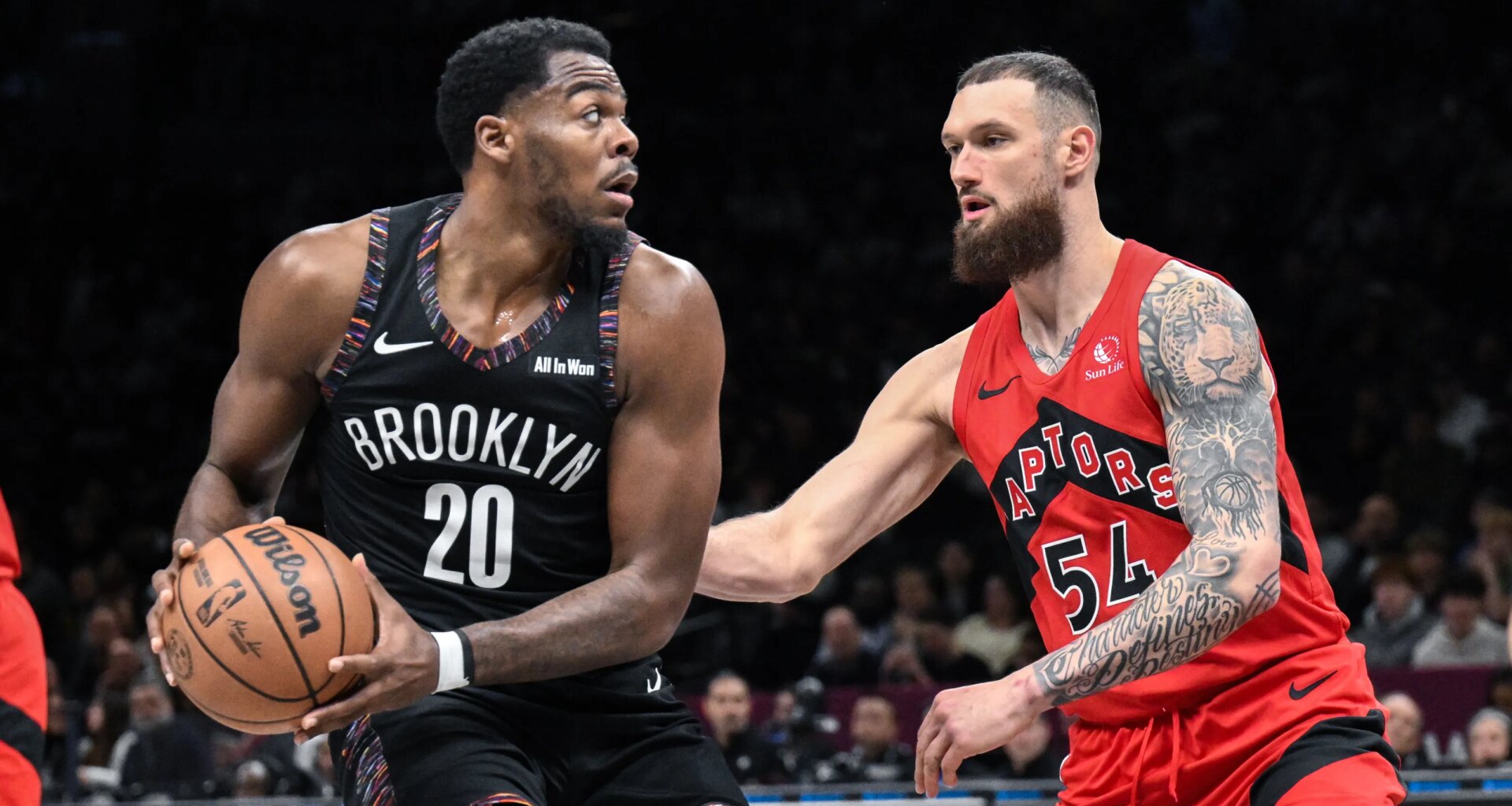 Nets' Day'Ron Sharpe could be of trade interest to the Raptors