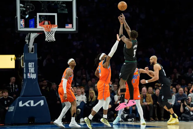 Jan 29, 2026; Minneapolis, Minnesota, USA; in the fourth quarter at Target Center. Mandatory Credit: Matt Blewett-Imagn Images