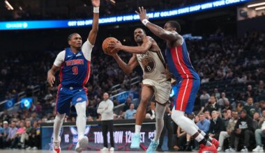 Warriors' late comeback falls short in loss vs. Pistons, 131-124