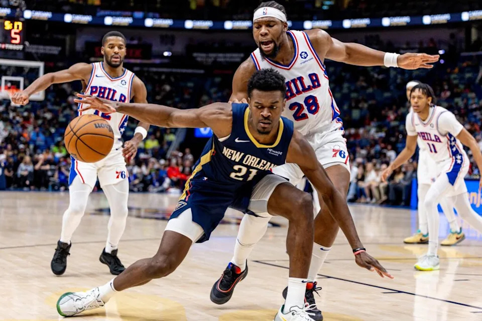 New Orleans Pelicans vs Philadelphia 76ers