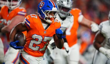 Broncos RB J.K. Dobbins returns to practice ahead of AFC Championship
