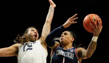 UConn men close 2025 with dominant 90-67 win at Xavier