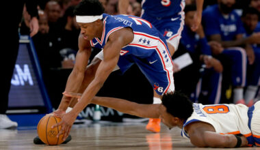 Knicks lose 3rd straight as defensive issues persist in loss to 76ers