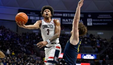 UConn men hold at No. 4 in latest AP Top 25 rankings