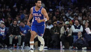 In hitting Game No. 24, 76ers' Jared McCain marks progress even through challenges