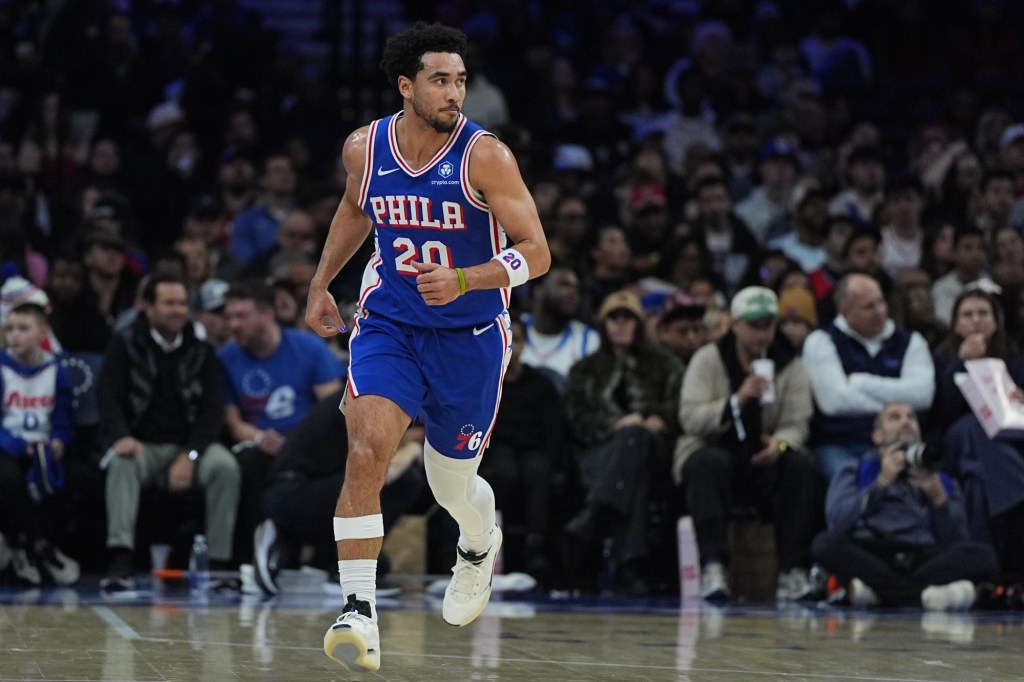 In hitting Game No. 24, 76ers' Jared McCain marks progress even through challenges