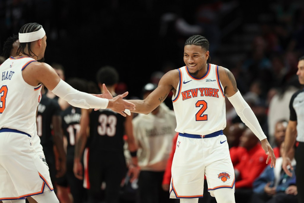 Knicks beat Trail Blazers, 123-114 in Josh Hart's injury return