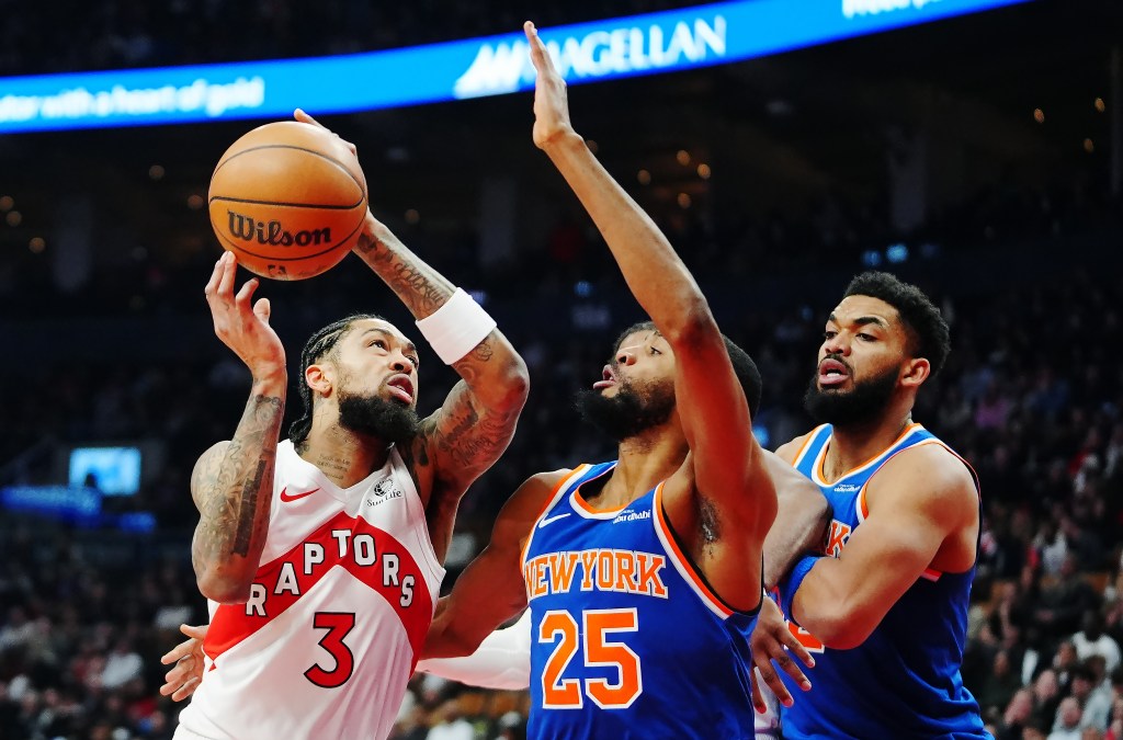 Mikal Bridges erupts for 30 points in Knicks' win vs. Raptors