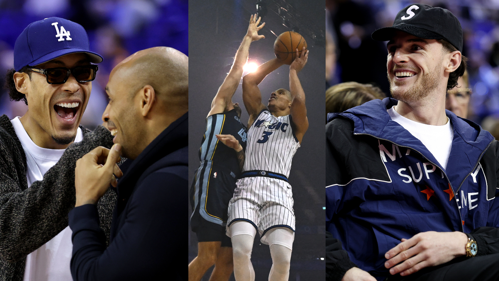 Premier League stars turn out for NBA London game