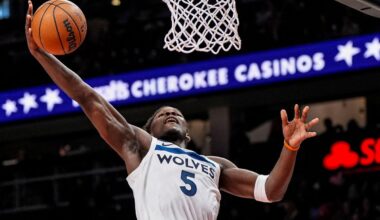 Minnesota Timberwolves guard Anthony Edwards