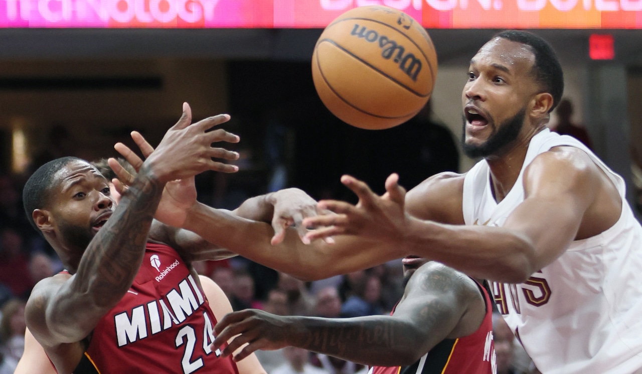 Cleveland Cavaliers vs. Miami Heat in game 1 of the NBA Playoffs,  April 20, 2025