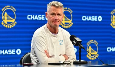 Warriors' coach Steve Kerr reacts to Jonathan Kuminga trade request