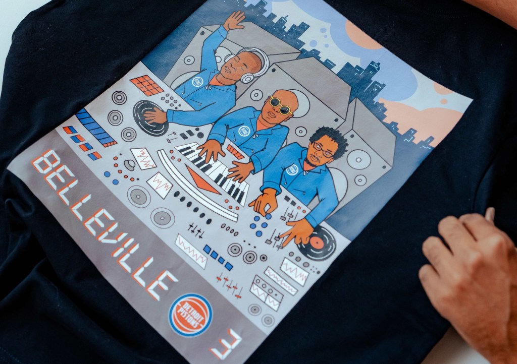 The Belleville Three & Detroit Pistons Drop Clothing Honoring Techno