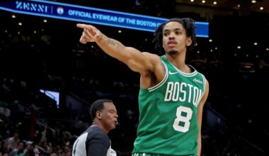 Celtics wing misses eighth straight game with ankle injury