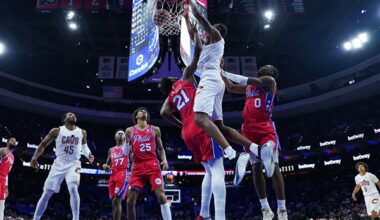 Tyson scores career-high 39, Mobley hits winner to lift Cavaliers to 2-game sweep of 76ers