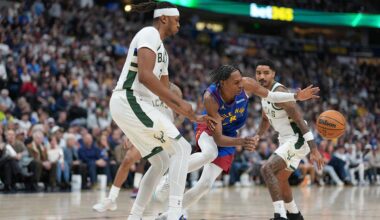 NBA 2025-26: Denver Nuggets Pip Milwaukee Bucks 108-104 Despite Long Injury List - In Pics
