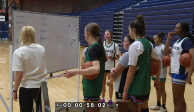 Heritage girls basketball using tough schedule to help the team grow