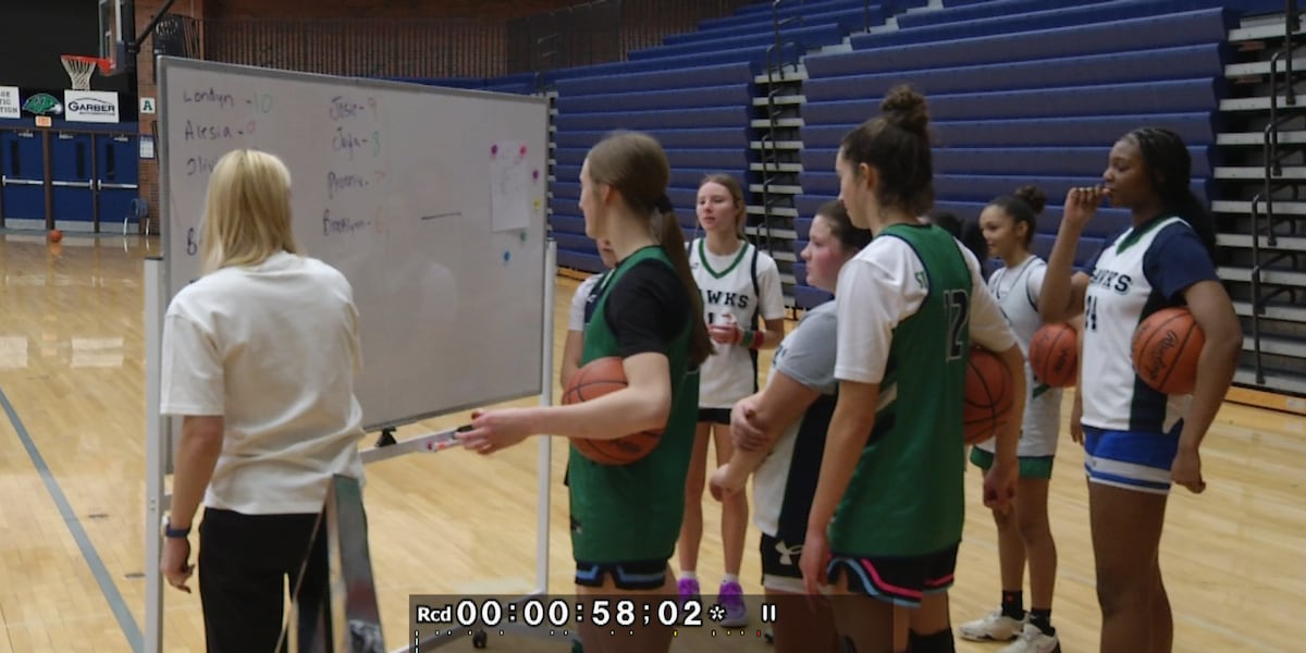 Heritage girls basketball using tough schedule to help the team grow