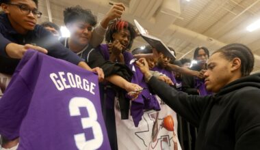 Salute! See photos as Utah Jazz guard Keyonte George is honored by alma mater Little Elm