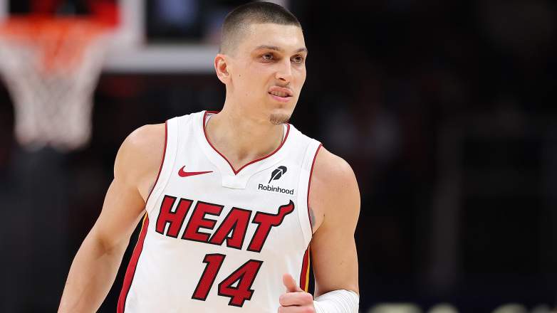 Tyler Herro #14 of the Miami Heat