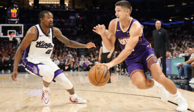 grayson allen questionable knee kings suns...